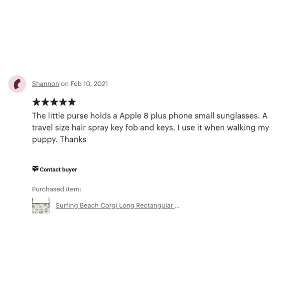 Waterproof Boba Corgi Rectangular Crossbody Purse - Picture 6 of 10